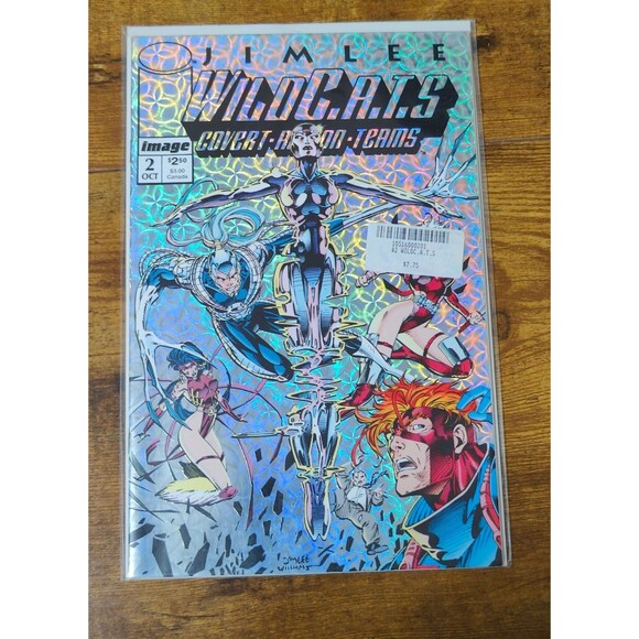 Image Comics Other - WILDCATS # 2 COVERT ACTION TEAMS JIM LEE 1992 FINE- IMAGE COMIC SILVER FOIL